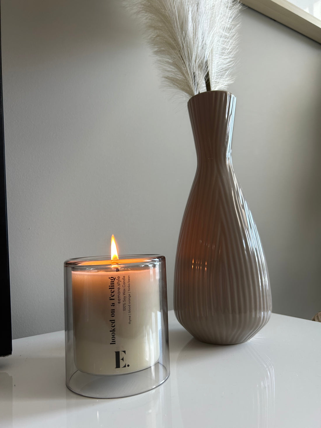 Embracing Pure Tranquility: The Irresistible Allure of 100% Soy Wax Candles with Non-Toxic Fragrance Oils