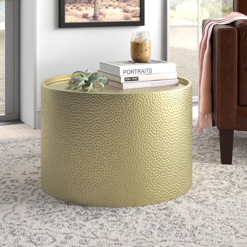 Gold Drum Coffee Table Emare Style