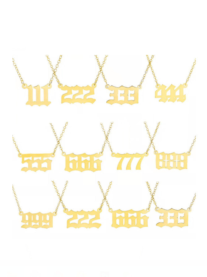 Angel Number Necklace